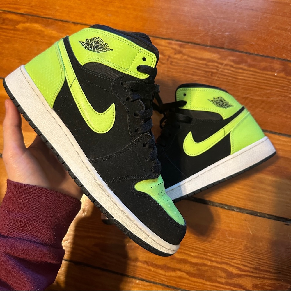 Jordan Nike High Green and black